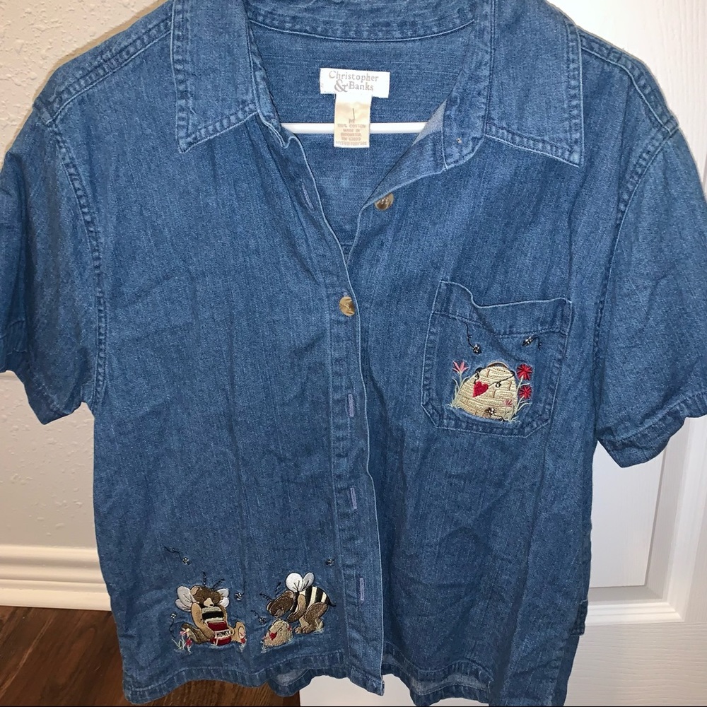 Christopher and Banks vintage button down